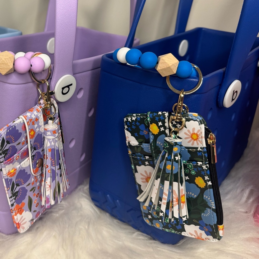 BOGG BAG Royal Blue Tote with White Button Accents - Picture 7 of 7